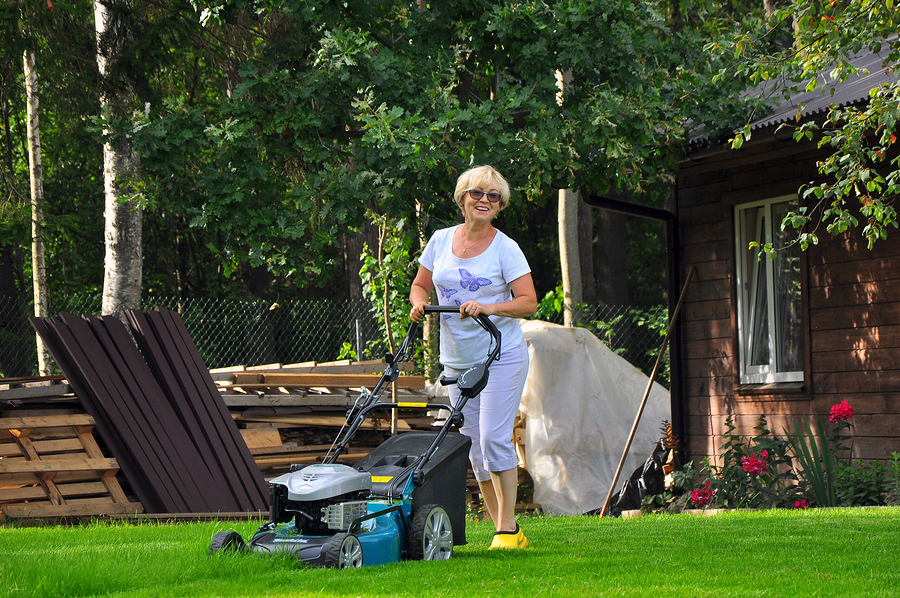 When Is Mowing Fun? Utah Retirement Communities Leisure Villas